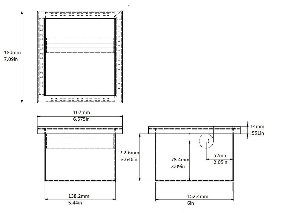 Knock Box 6 X 5.5 X4