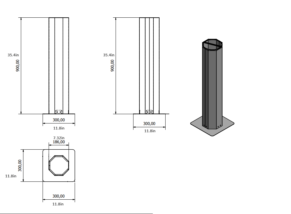 Stainless Steel Knockbox With Floor Stand